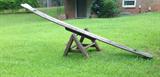 handmade teeter totter/see saw