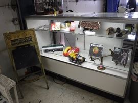 Chas Moore Duck Decoys, tin litho toys, cabelas rifle scope unused, working Fihser Price 1970's talking disney phone