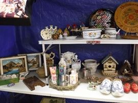 Sweedish items, wooden shoes