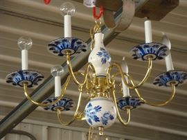 Porcelain light fixture
