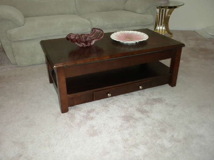 We have two of these coffee tables