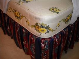 King mattress and box springs