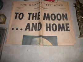 Kansas City Star July 26, 1969 "To the Moon...and Home"