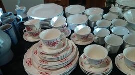 Wedgwood Iris service for four plus extras