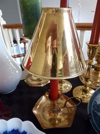 Brass candlesticks