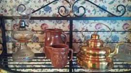Copper tea kettle