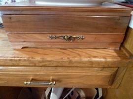 silverware wood case
