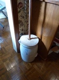 Crock butter churn 3
