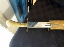 Asian meat carving set