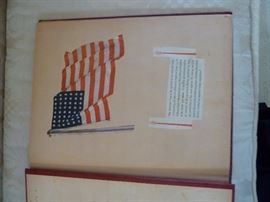 War in 1943 with Germany and Japan scrapbook