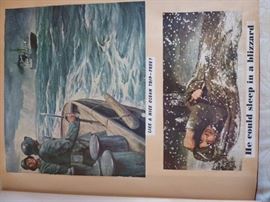 War in 1943 with Germany and Japan scrapbook