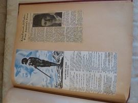 War in 1943 with Germany and Japan scrapbook