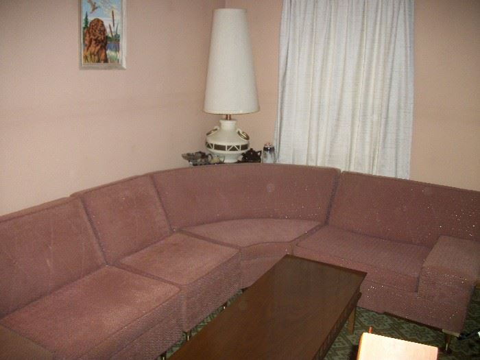 Great 1950's sectional sofa