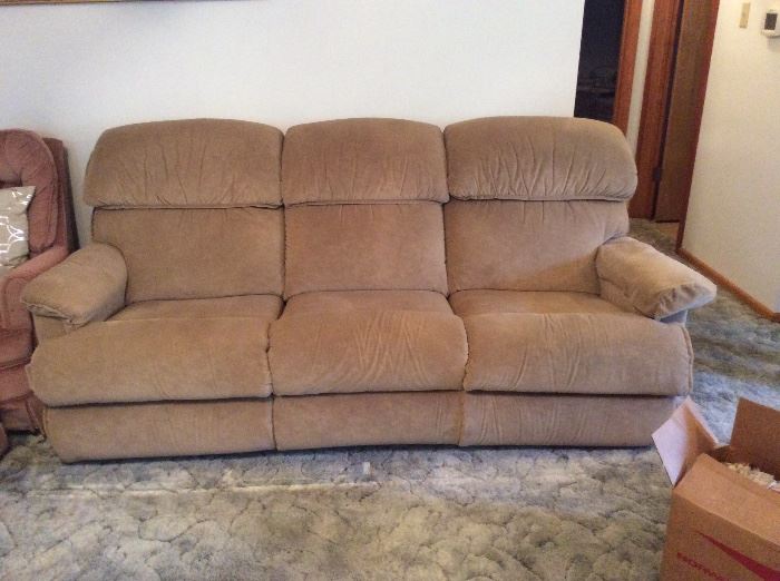 Sofa - each end is a recliner