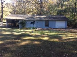 Barn - tools & miscellaneous. Horse cutout on barn for sale too
