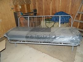 Sofa frame and mattress