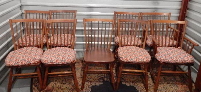 Leopold Stickley Original Cherry Dining Chairs, 2 Armchairs, 7 Side Chairs 