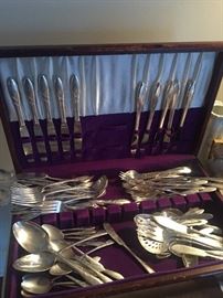 Vintage silver-plate flatware