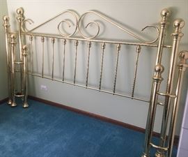 Brass King bed frame