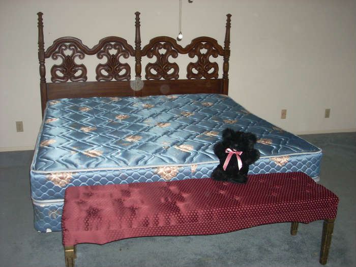 King Size Bed with Headboard