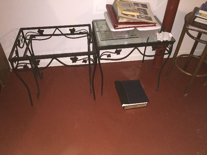 WROUGHT IRON TABLES