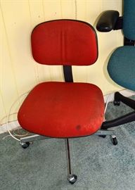 Red Swivel Desk /Office Chair