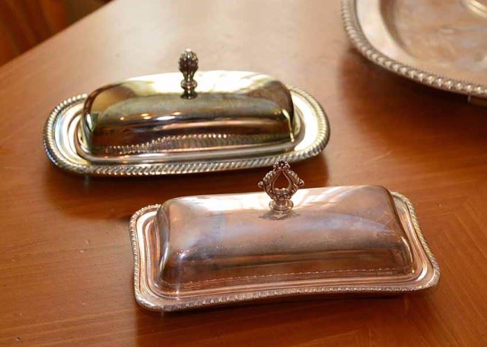 Silverplate Butter Dishes