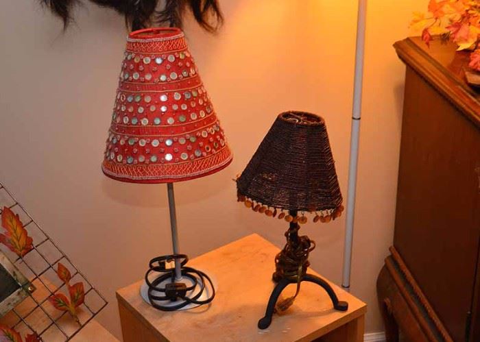 Contemporary Beaded Table Lamps