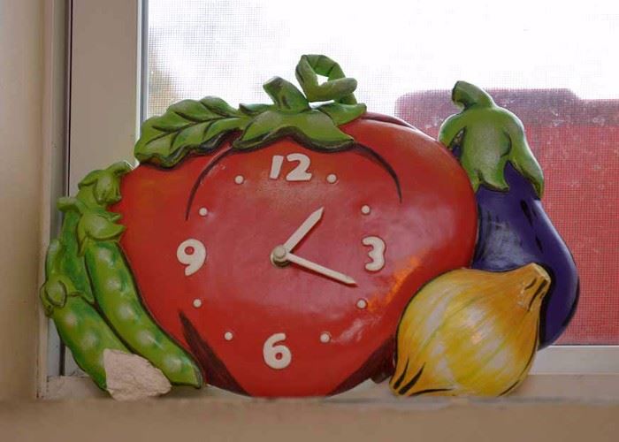 Vegetable Wall Clock