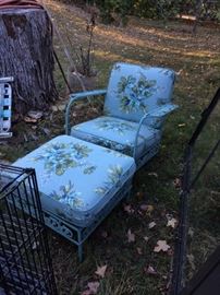 #79 metal glass top table 24x16x16 (2) @ $100ea
#80 green metal side chairs (2) @$175 ea
#81 green metal glider sofa 74 long $225 — at Vincent Rd Huntsville 35802 Call 256-656-989five.