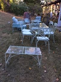 #83 double glass coffee table metal base $50
#78 glass top table w 6 metal chairs 30x47x29 $225 — at Vincent Rd Huntsville 35802 Call 256-656-989five.