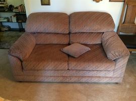 #96 brown loveseat $65
#97 brown hide a bed sofa $75 — at Vincent Rd Huntsville 35802 Call 256-656-989five.
