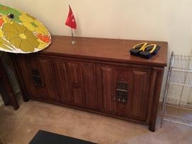 #26 Thomasville side board w 3 doors 60x18x27$175 — at Vincent Rd Huntsville 35802 Call 256-656-989five.