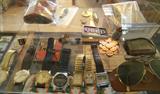 Mens 14K gold Omega and Jules Jurgensen watches & other watches. German WWII material.