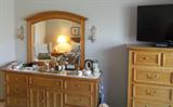 A five piece bedroom suite by Stanley.