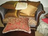 Plush Love-seat, has a matching Sofa.