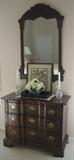 Drexel chest with Colonial Williamsburg accessories.