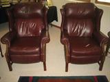 Leather recliners.