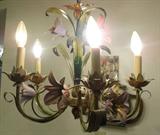 Tole Chandelier.
