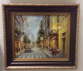 Tony Pouner - City Reflections - size: 33.5 x 29.5