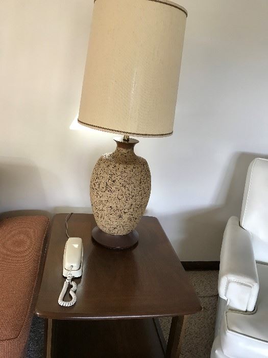 Mid Century Modern  Pottery Lamps
