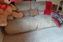 another reclining sofa, a matching pair