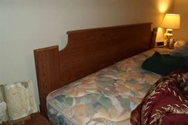 shot of king headboard