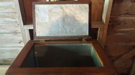 Interior of Antique Ice Box