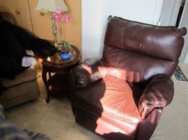 Leather Rocker Recliner by Ashley