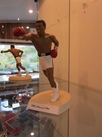 Signed Muhammad Ali Statue