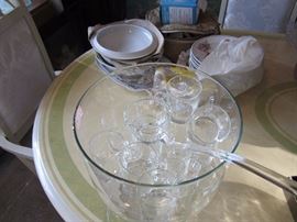 14pc Elegant Punch Bowl Set
