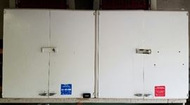 Metal wall hanging cabinets