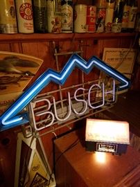 80's Busch Beer Sign (this one has a short in, just FYI)