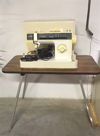 Singer Sewing Machine & Table